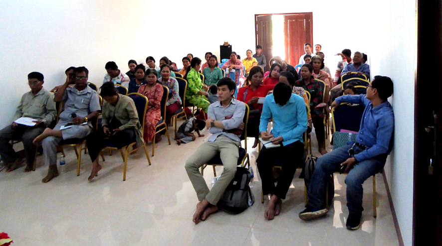 Participants in environmental study sessions